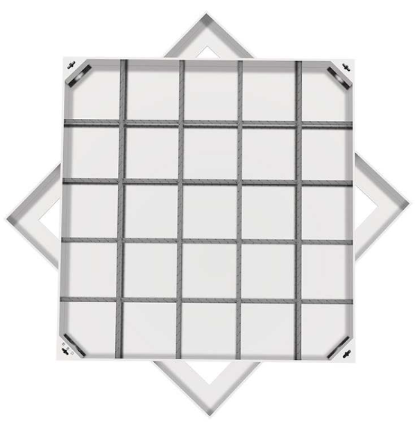 栾城不锈钢方井展示